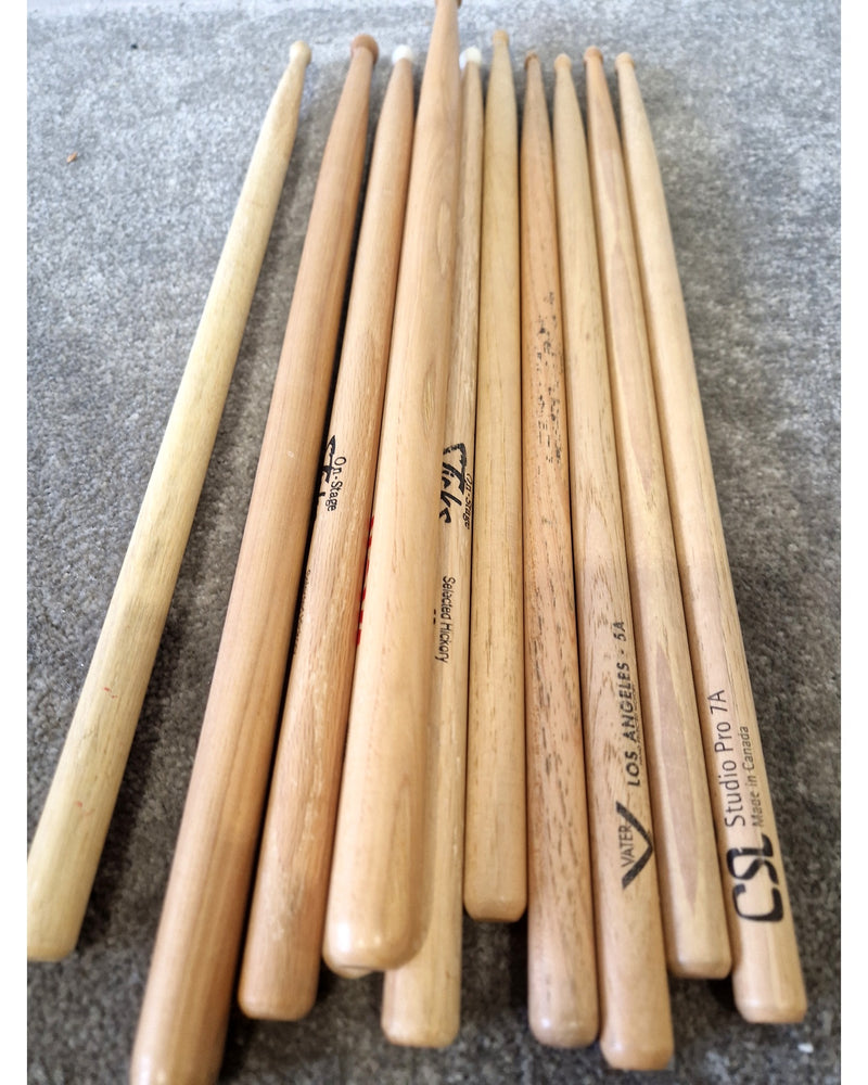 On Stage Sticks Pouch - Multibrand Sticks X6 Pairs – Drum Sticks - Good - Image 3