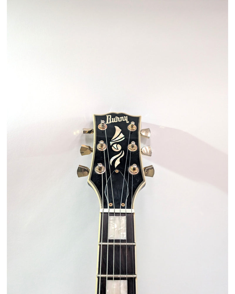 Burny Les Paul Custom  - MIC 2000s - Electric Guitar - Black - Good - image 8