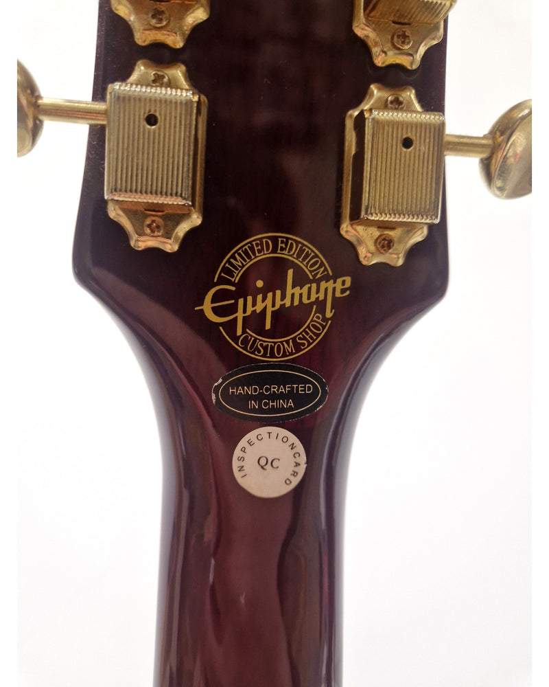 Epiphone Riviera P93 - Semi-Hollow Electric Guitar - Dark Red - Excellent w/ Hard Case - Image 13