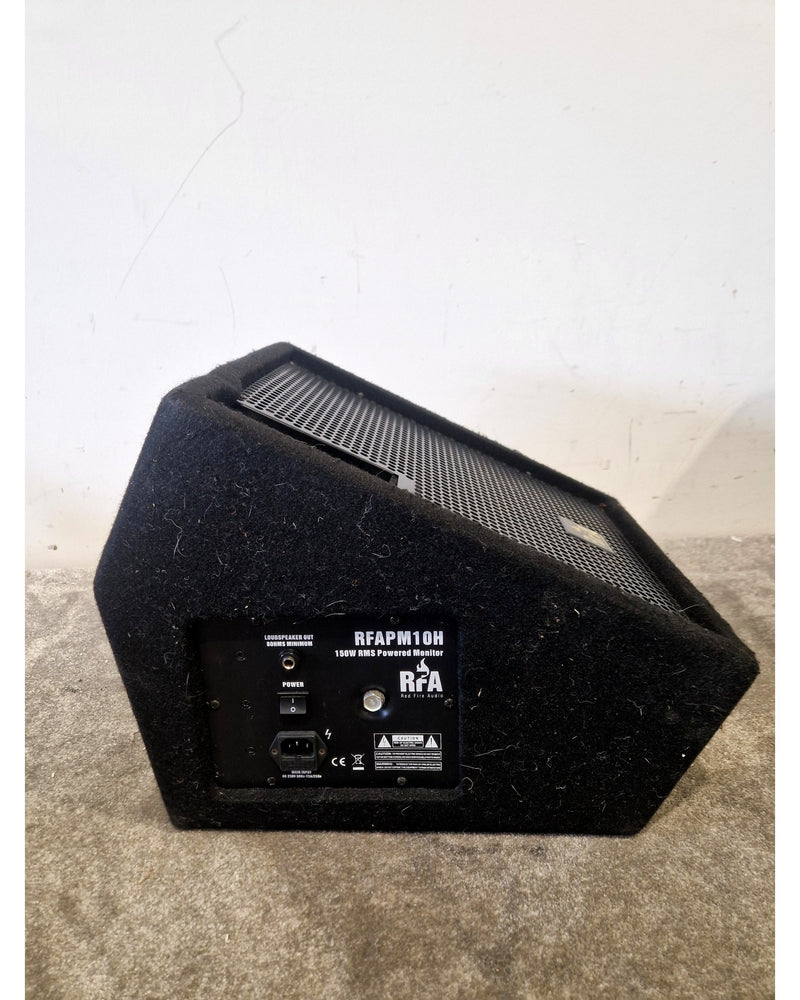 RFA-PM10H Red Fire Audio - 150W Powered Wedge Stage Monitor - Black - Excellent w/ Original Box - Image 6
