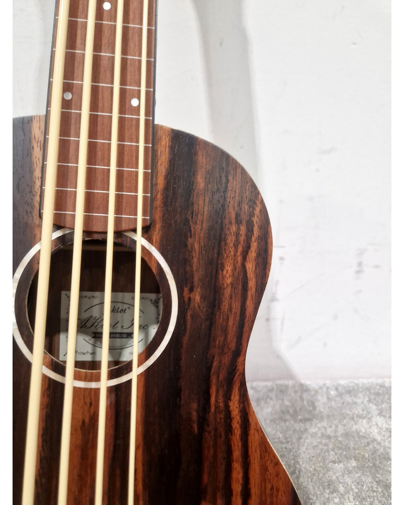 AKLOT Electric Acoustic Bass Ukulele - Bass Guitars - Excellent w/ Soft Case - Image 14