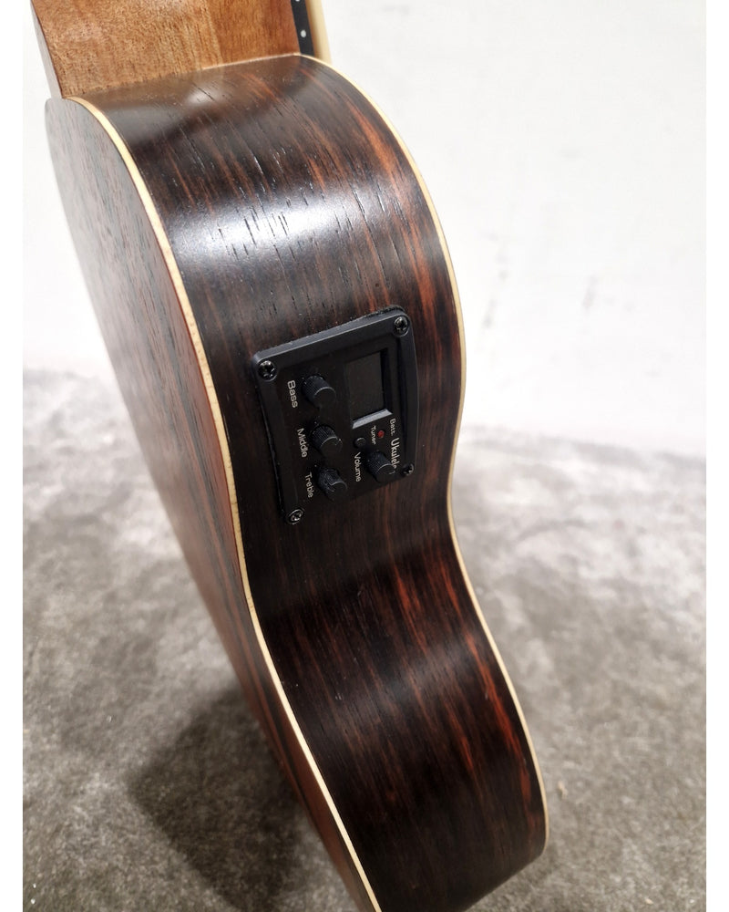 AKLOT Electric Acoustic Bass Ukulele - Bass Guitars - Excellent w/ Soft Case - Image 9