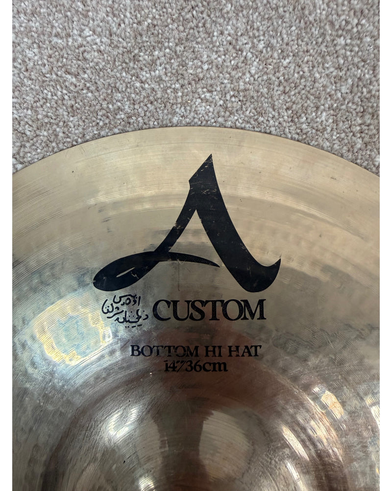 Zidijan A Custom Hi Hat - Pair - Good - image 7
