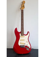 Squire Stratocaster 1995 - Red - Made IN China Electric Guitar - Classic Design - Good w/ Soft Case - Image 2