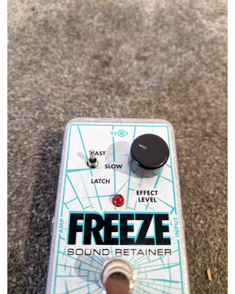 Electro-Harmonix Freeze Sound Retainer - Effects Pedal - Silver - Excellent - Image 9