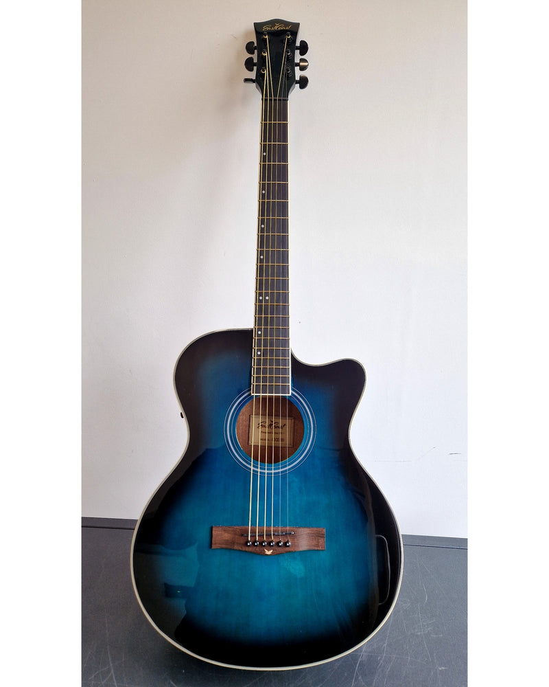EastCoast G1CE-BB - Acoustic Guitars - Blue Burst - Excellent w/ Original Box, New Strings, Pick guard - Image 2