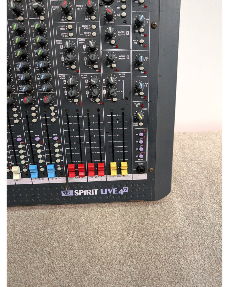 Soundcraft Spirit Live 4/2 - Mixer - Fair w/ Hard Case & Power Supply - image 15