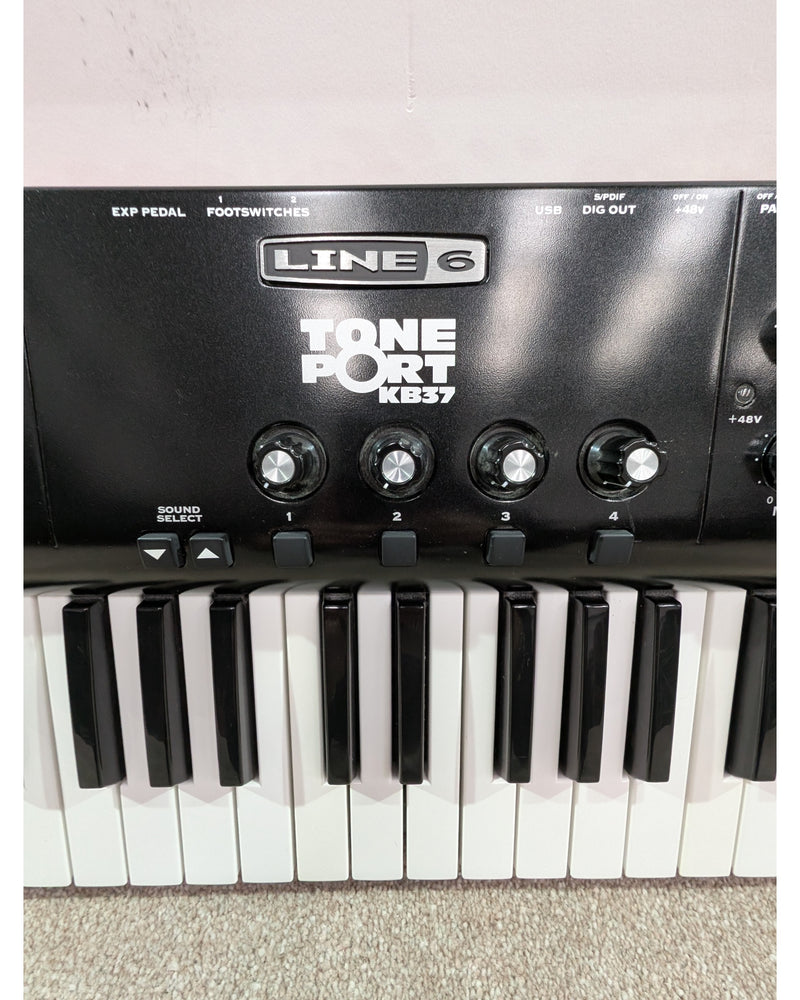 Line 6 TonePort KB37 - Audio Interface - Black/Red - Very Good - image 7