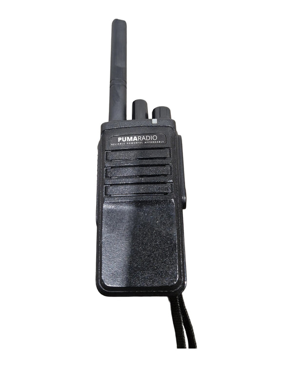 Puma Radio PR-585 - Black - Radio - Locked Channel - Fair w/ Power Supply & Charging Dock