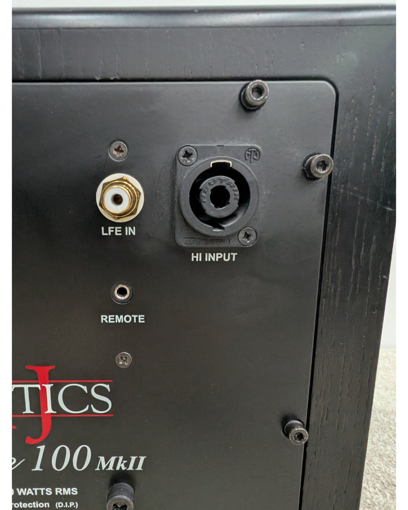 MJ Acoustics Reference 100 MkII - Subwoofer - Black Woodgrain - Very Good - image 8