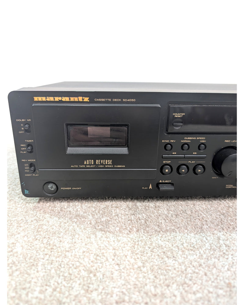 Marantz SD4050 - Cassette Deck - Black - Fair - image 4