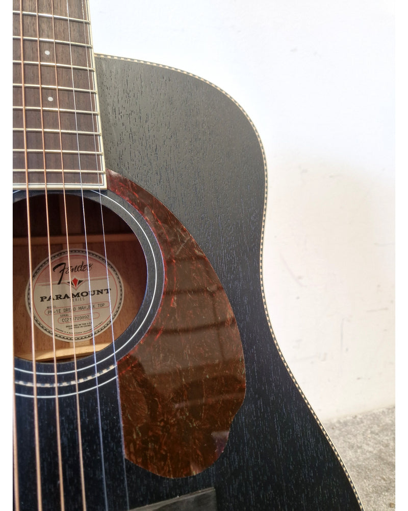 Fender Paramount - Acoustic Guitars - Black - Excellent w/ Hard Case - Image 13