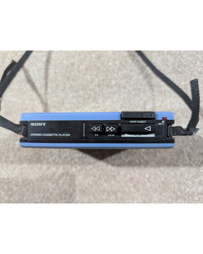 Sony WM-22 - Cassette Deck - Blue - Fair - image 5