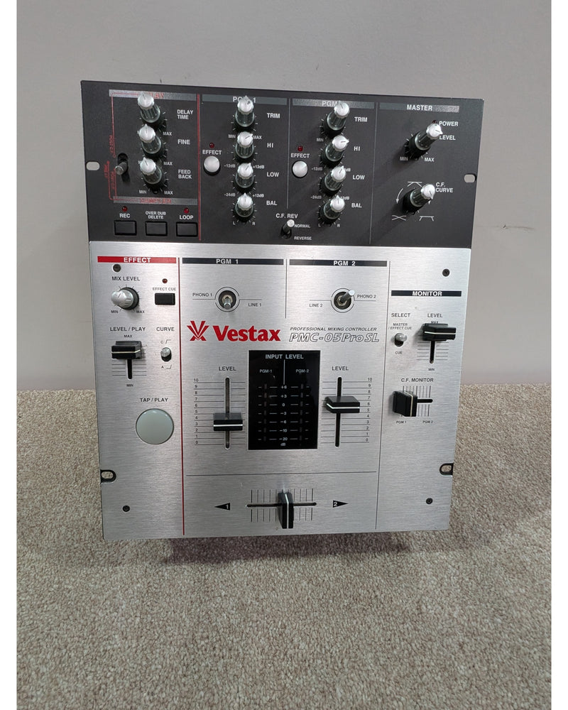 Vestax PMC-05Pro SL - DJ Equipment - Silver/Black - Very Good w/ Power Supply - image 5