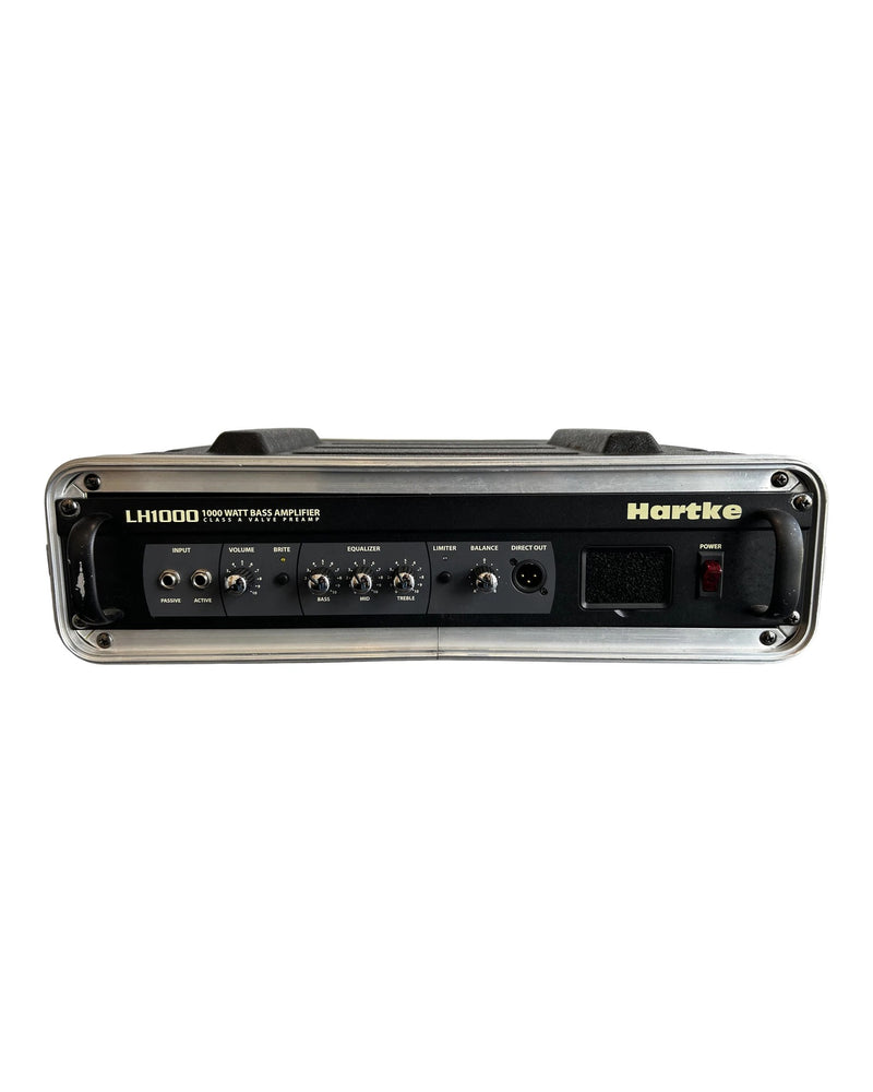 Hartke LH1000 - Bass Amplifier - Black - Good w/ rack-mounted in flight case - image 1