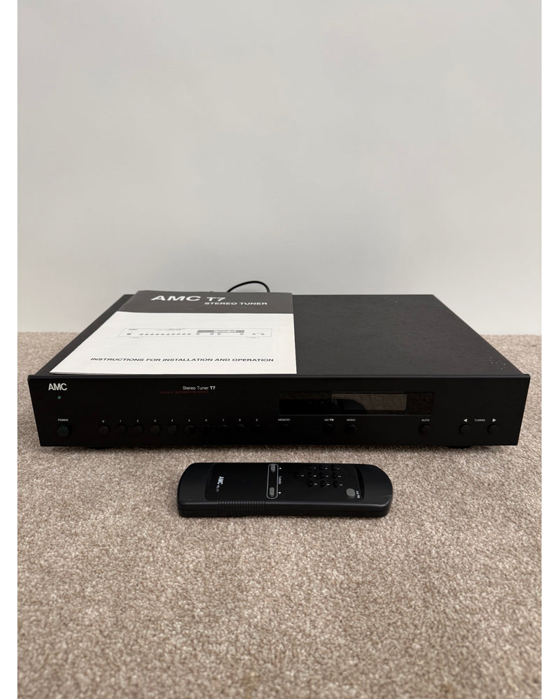AMC T7 Stereo Tuner - Hi-Fi Tuner - Good w/ Manuals & remote_control - image 2