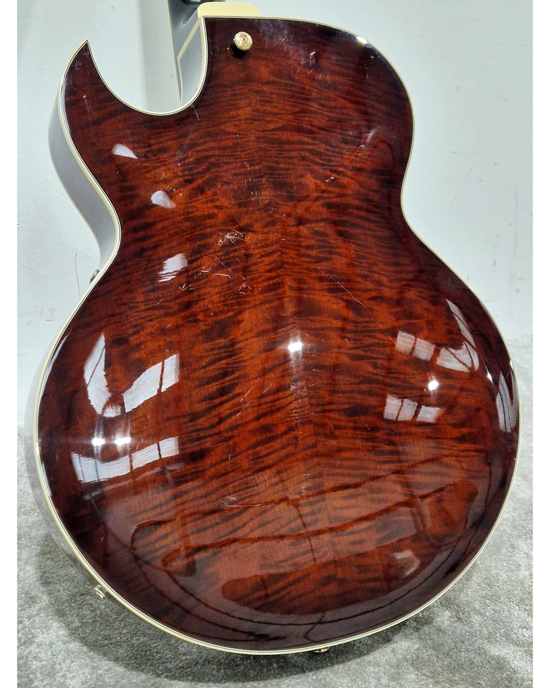 Ibanez Artcore AK95 Dvs 12 01 - Dark Walnut Hollow Body Guitar - Classic Jazz Tone - Good - Image 6