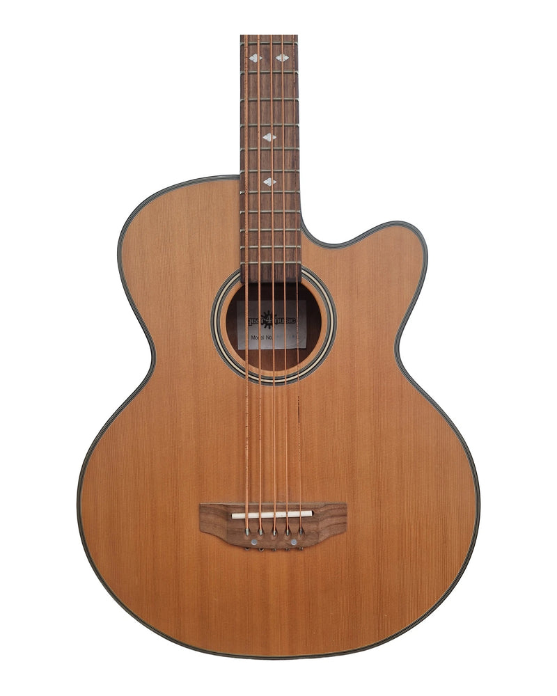 Gear4Music Acoustic 5 String - Bass Guitar - Natural - Acoustic Bass Guitar - Very Good - image 1