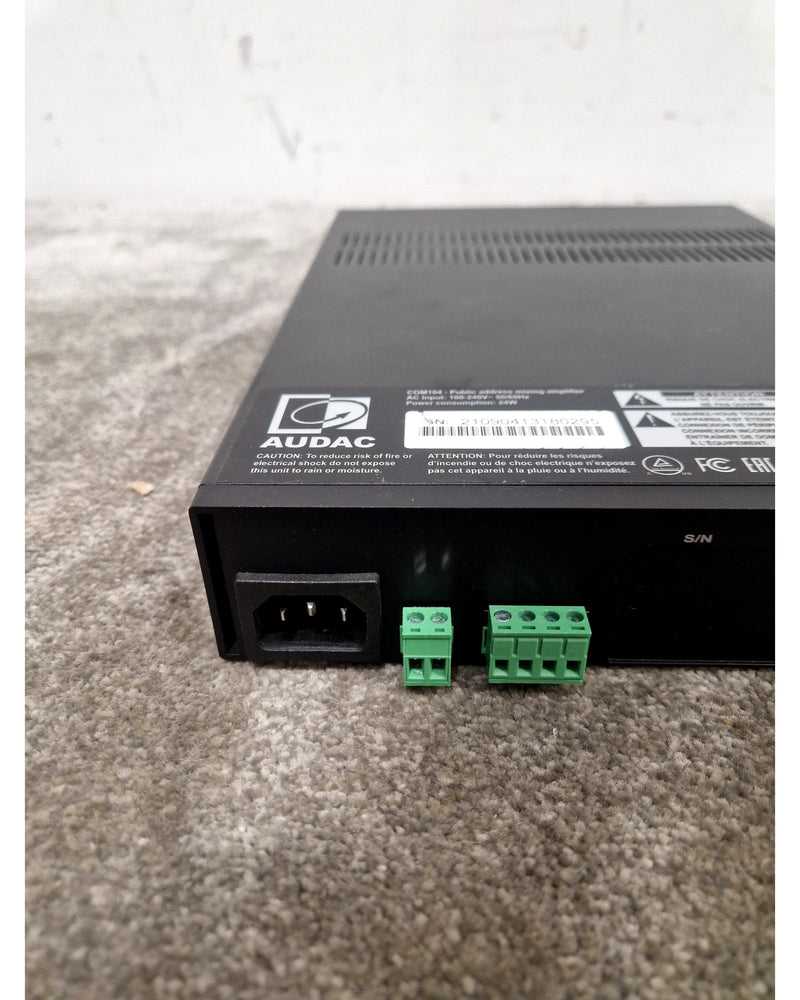 Audac COM104 - Audio Interface - Black - Good - Image 7