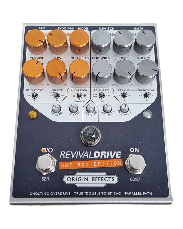 Origin Effects RevivalDRIVE Hot Rod Edition - Overdrive & Distortion Pedals - Excellent w/ Original Box