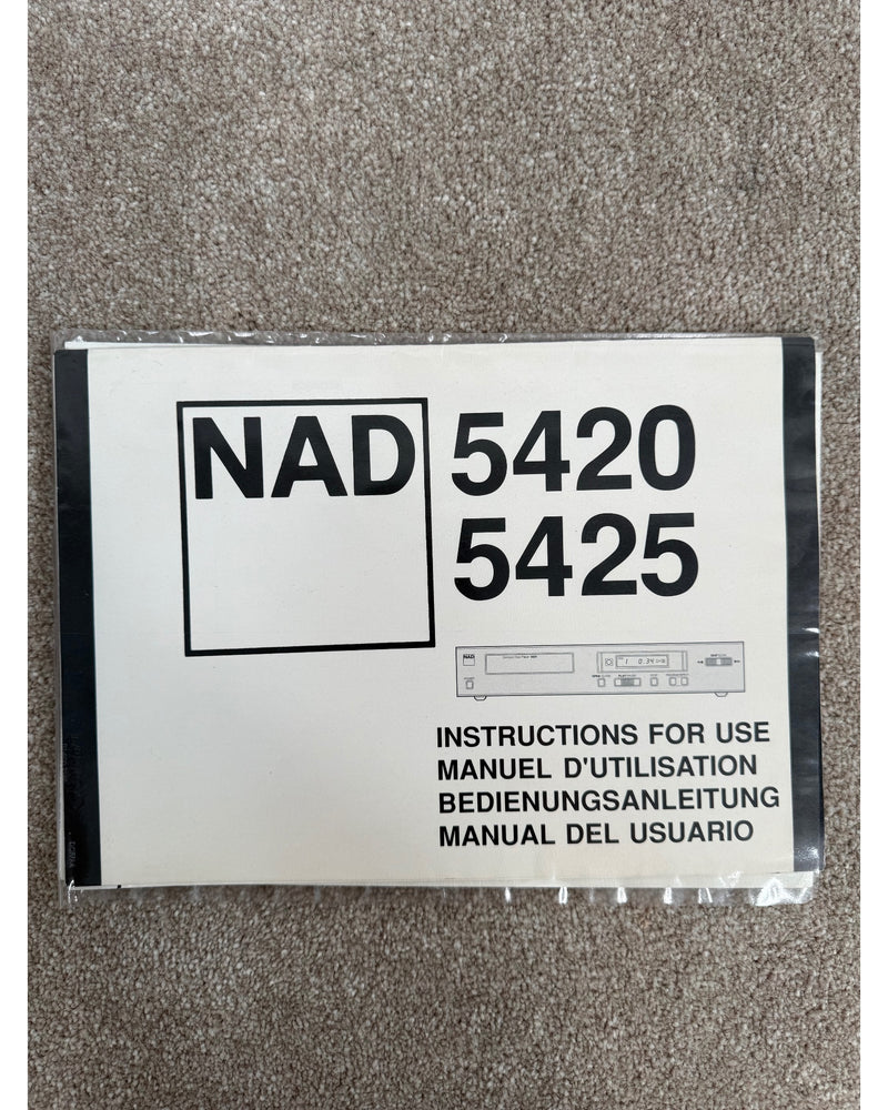 NAD 5425 - CD Player - Black - Very Good w/ Manuals - image 12
