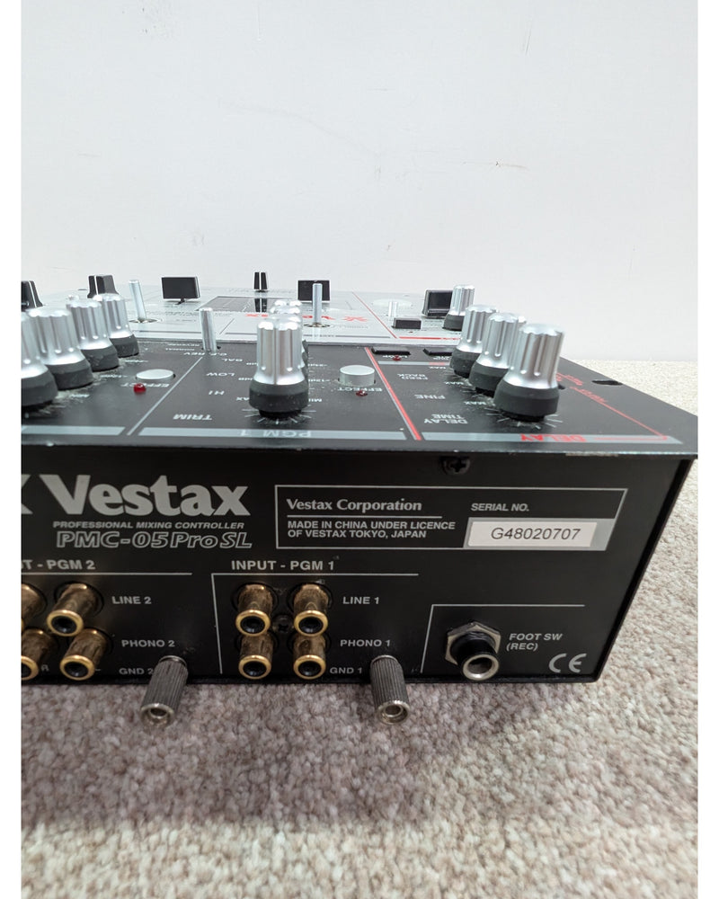 Vestax PMC-05Pro SL - DJ Equipment - Silver/Black - Very Good w/ Power Supply - image 15