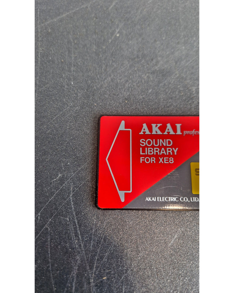 Akai SL801R - Sound Library Card - Red – Sound Library Card - Excellent - Image 3
