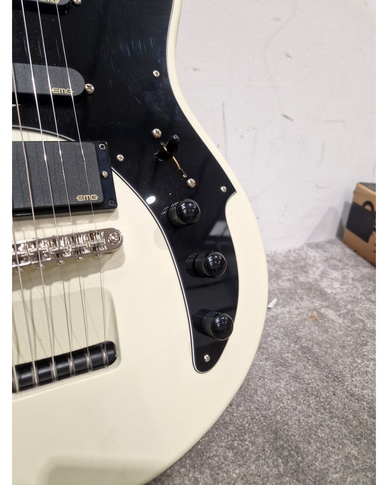 Ciari Ascender Trio (with EMG pickups) - Electric Guitars - White - Mint w/ Travel Bag - Image 15