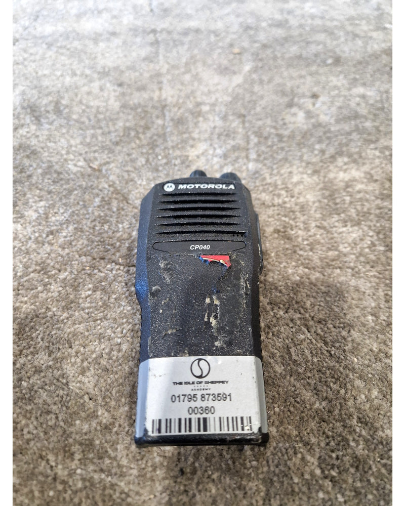 Motorola Cp040 Radio No Battery - Black – Radio - Fair - Image 12