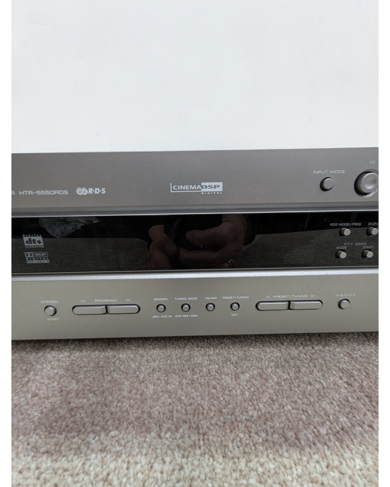 Yamaha HTR-5550RDS - Receiver - Silver - Excellent w/ Manuals, Remote Control - image 5