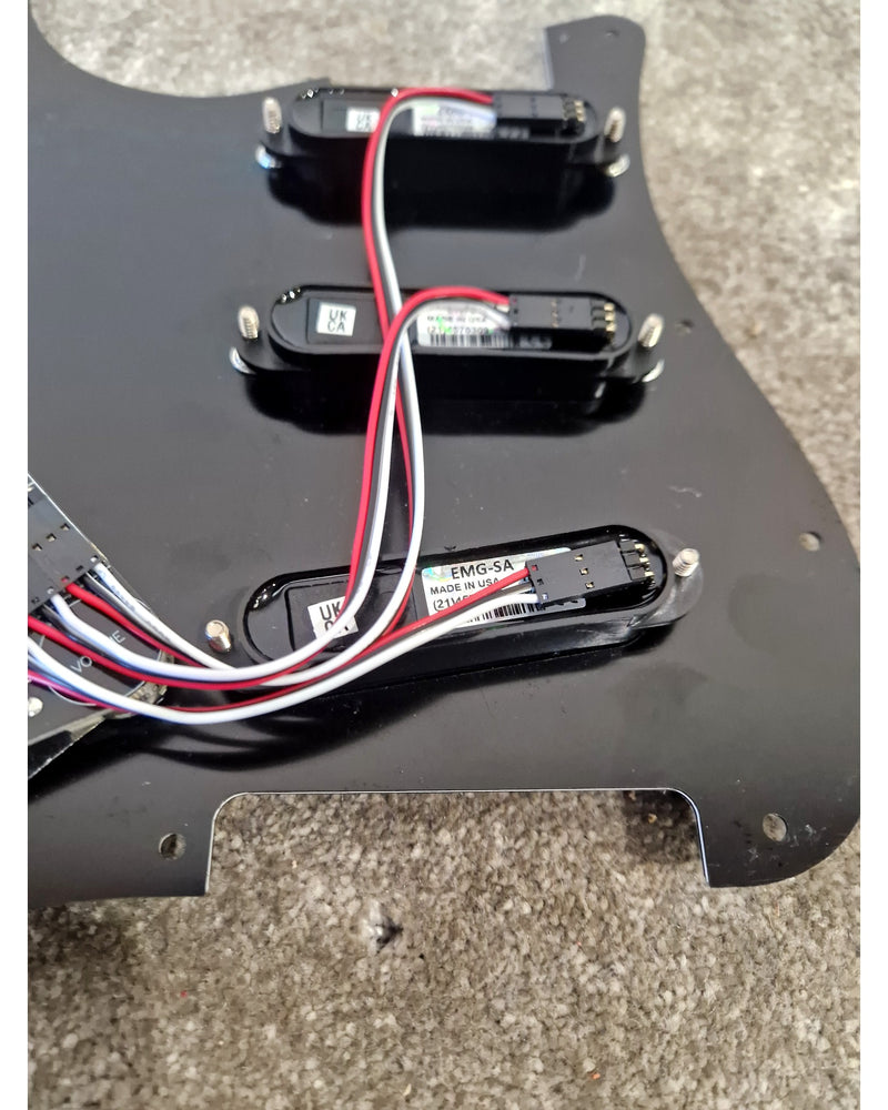 EMG SSS Pickups and Scratchplate - Guitar Accessories - Excellent w/ Original Box - Image 4