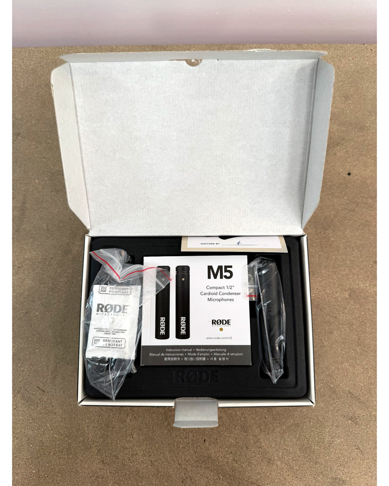 Røde M5 - Condenser Microphones - Black - Like New w/ Original Box - Image 6