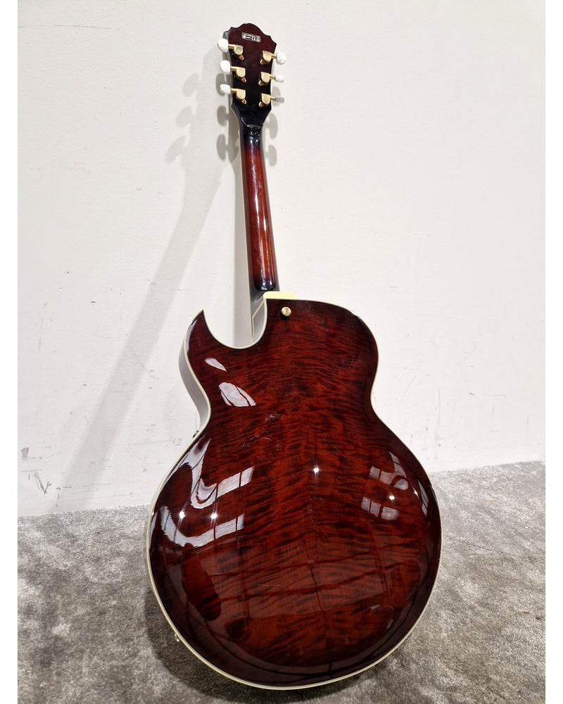 Ibanez Artcore AK95 Dvs 12 01 - Dark Walnut Hollow Body Guitar - Classic Jazz Tone - Good - Image 3