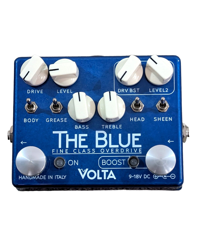 Volta The Blue - Overdrive & Distortion Pedals - Blue - Excellent w/ Manuals - image 1