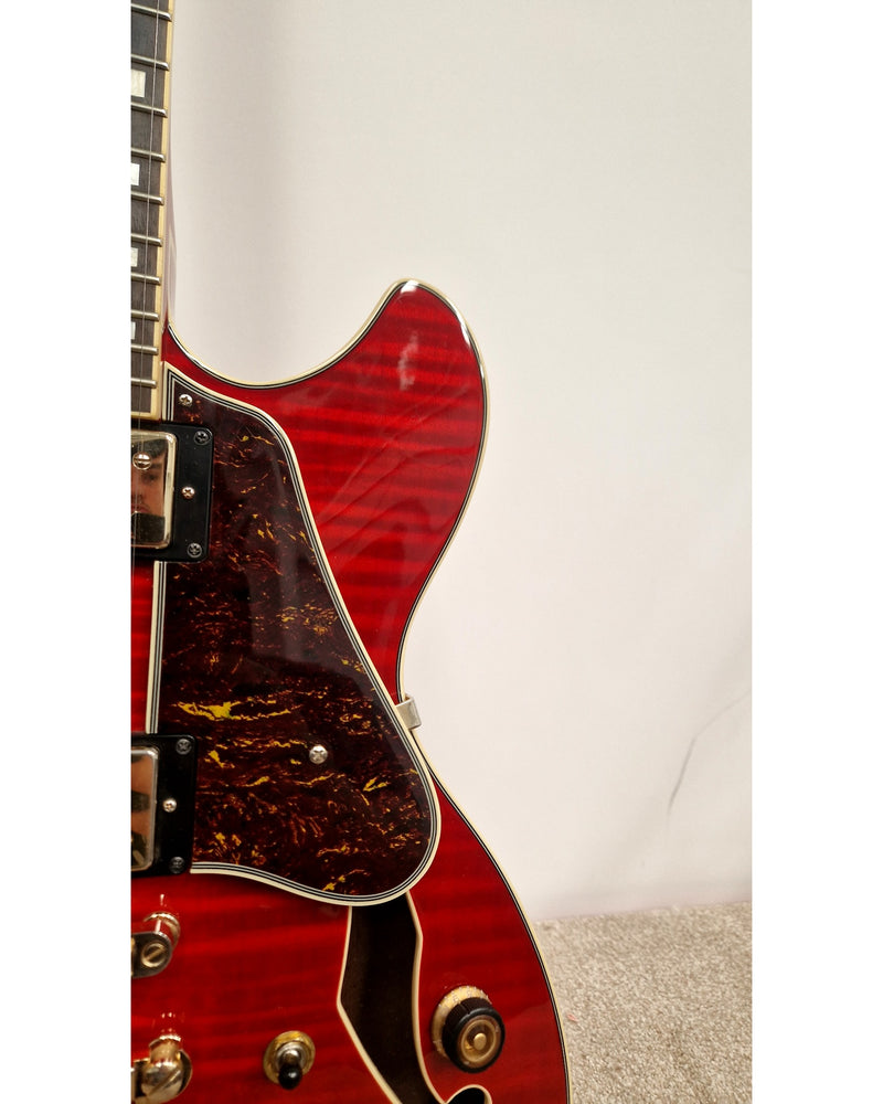 Ibanez AS93FM-TCD - Electric Guitar - Transparent Cherry Red - Excellent w/ Soft Case - image 4