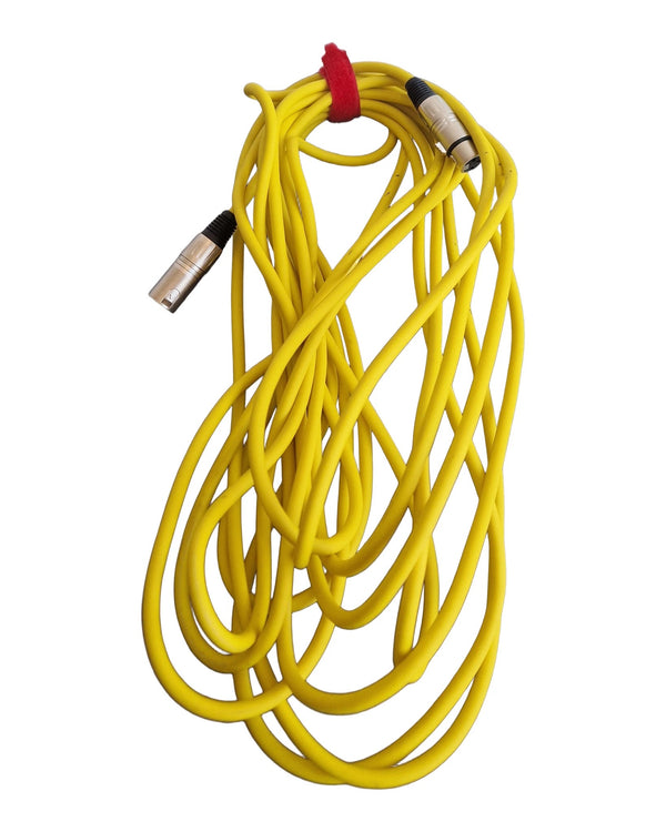 Unbranded 25ft Microphone Cable - Yellow - Microphone Cable - Good
