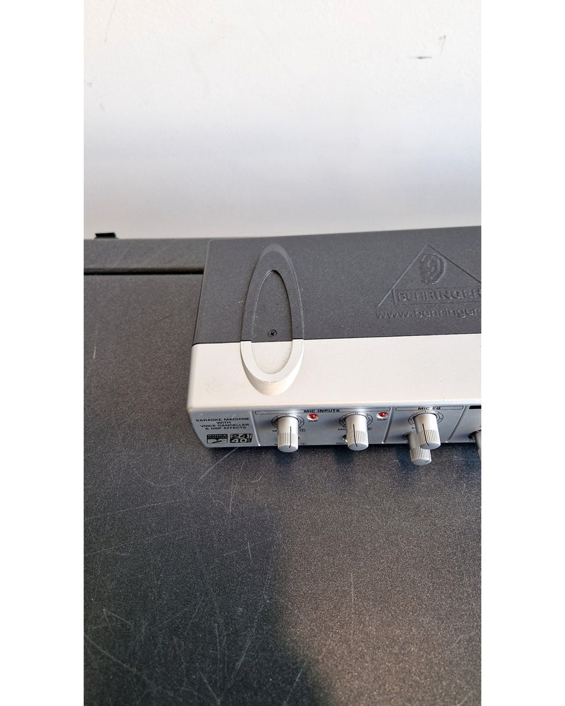 Behringer MiniMix MIX800 - Karaoke System - Silver - Excellent w/ Original Box, Manuals, Power Supply - Image 6