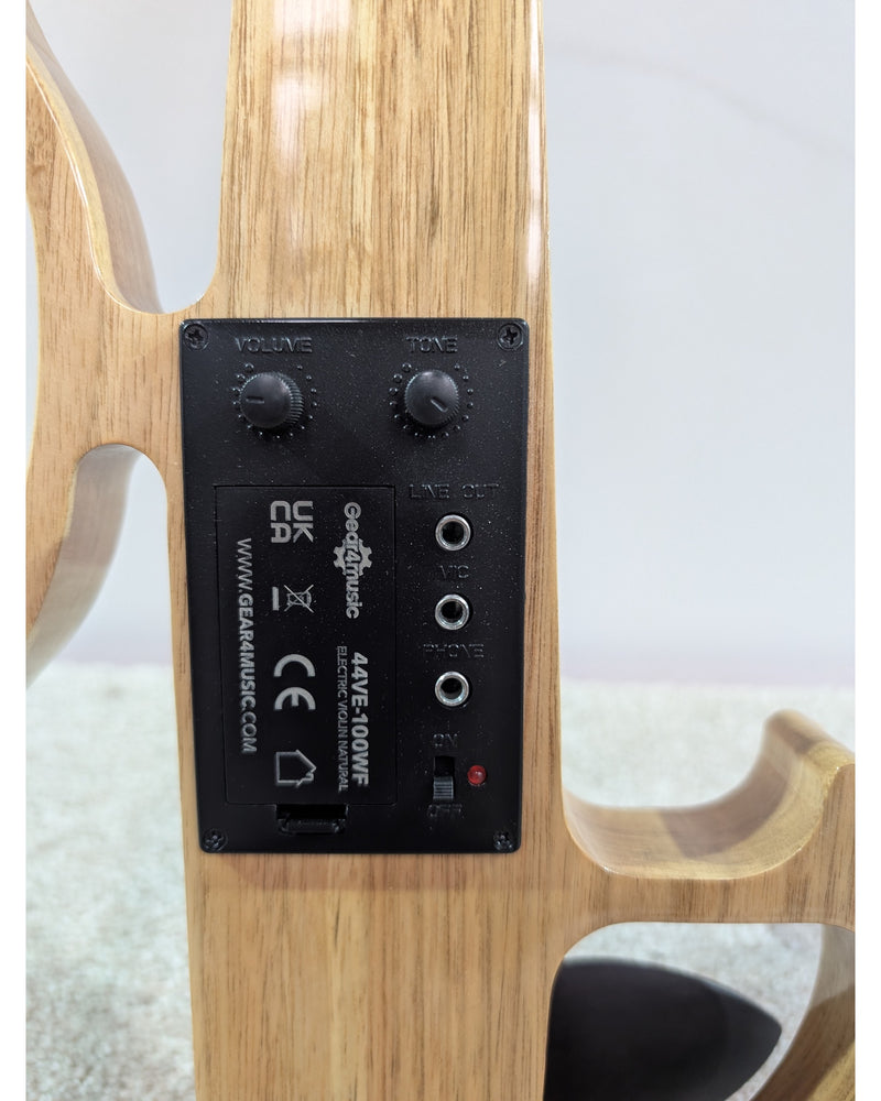 Gear4music Electric Violin - Violins & Strings - Natural - Excellent w/ Hard Case & Key to the hardcase - image 9