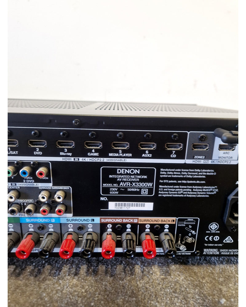 Denon AVR-X3300W - AV Receiver - Excellent w/ remote - Image 5