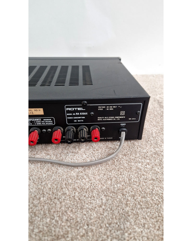 Rotel RA820AXC Stereo Integrated Amplifier - Hi-Fi Amplifier - Good - image 12