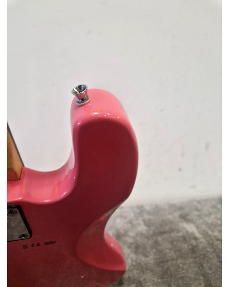 Gear4music Jive - Bass Guitar - Pink - Good - Image 5