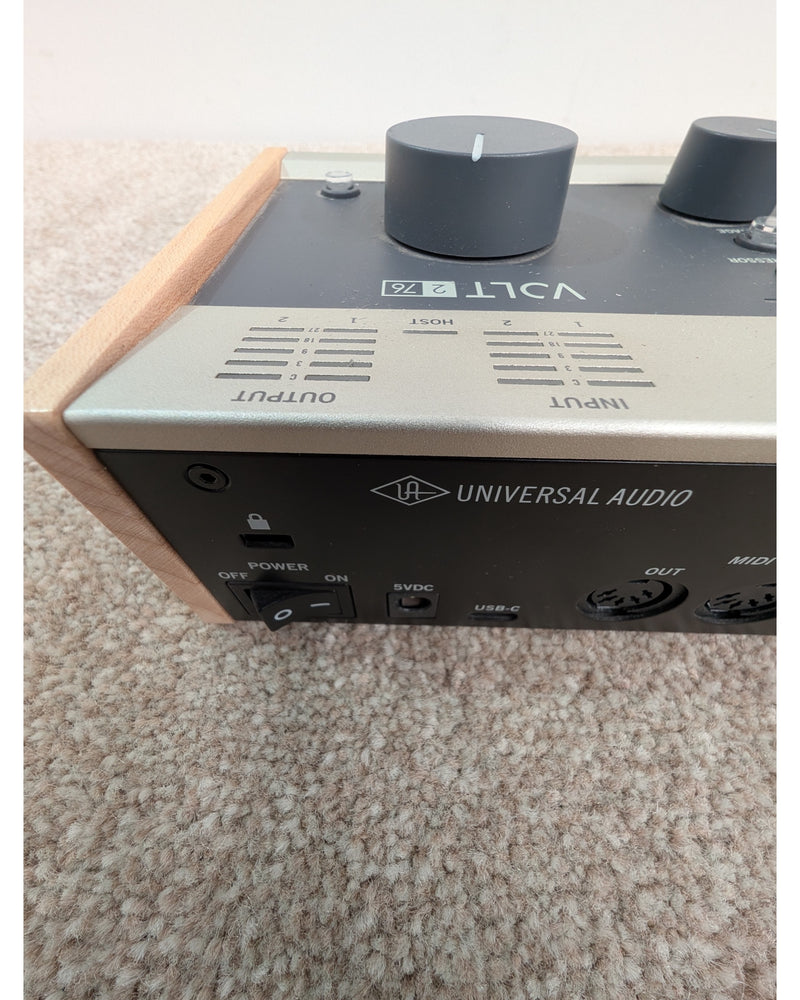 Universal Audio Volt 276 USB Audio Interface - Audio Interface - Silver/Black/Natural Wood - Excellent w/ Original Box & Cables - image 10