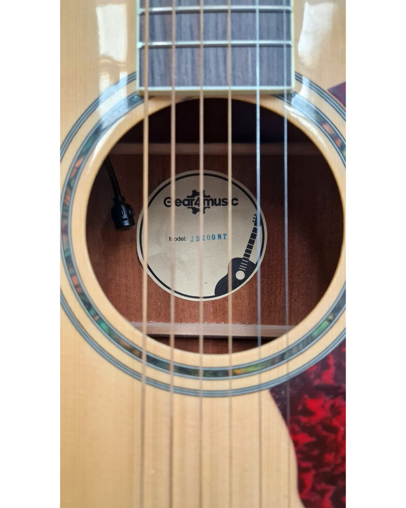 Gear 4 Music Jb200nt - Acoustic Guitar - Good w/ Soft Case - image 10