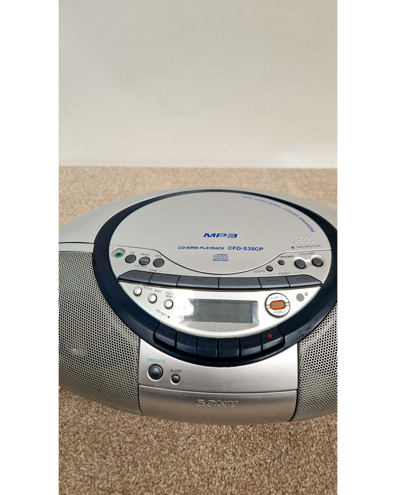 Sony CFD-S35CP - CD/Cassette Boombox - Very Good - Image 3