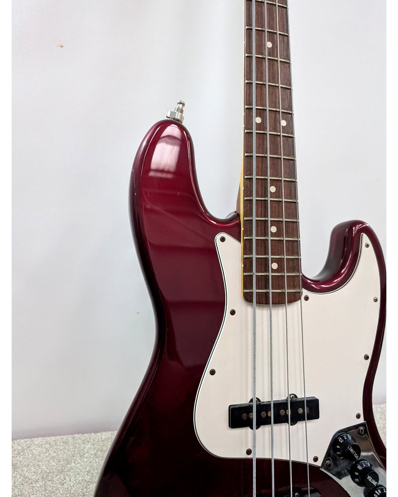 Fender Standard Jazz Bass MIM (1999) - Bass Guitar - Metallic Red - Good - image 14