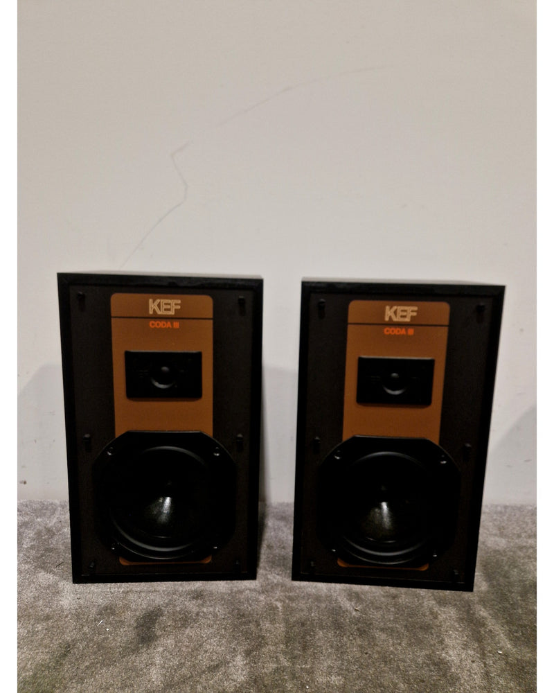 KEF - Hi-Fi Speakers Pair - Black - Excellent w/ Original Box - Image 8