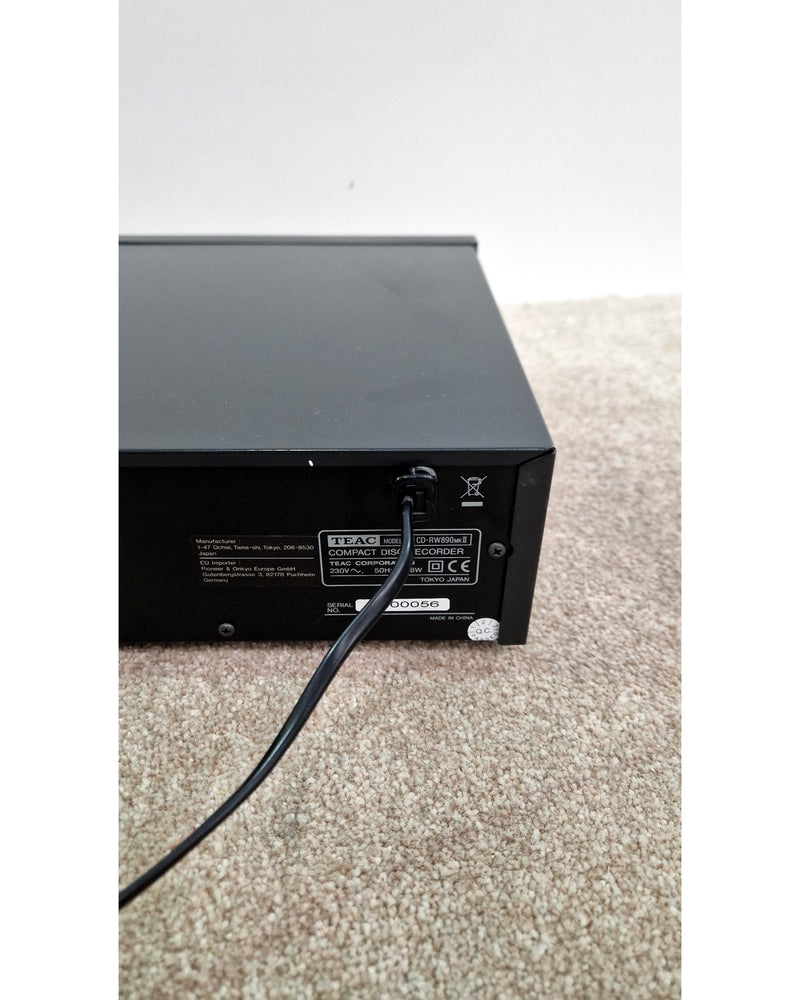 TEAC CD-RW890MkII - CD Player - Black - Like New w/ Manuals - image 5