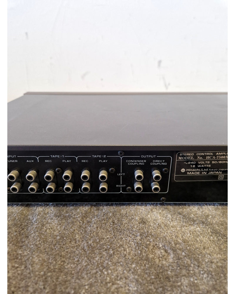 Hitachi HCA‑7500 MKII Stereo Control Amplifier - Precision Audio Control - Very Good - Image 5