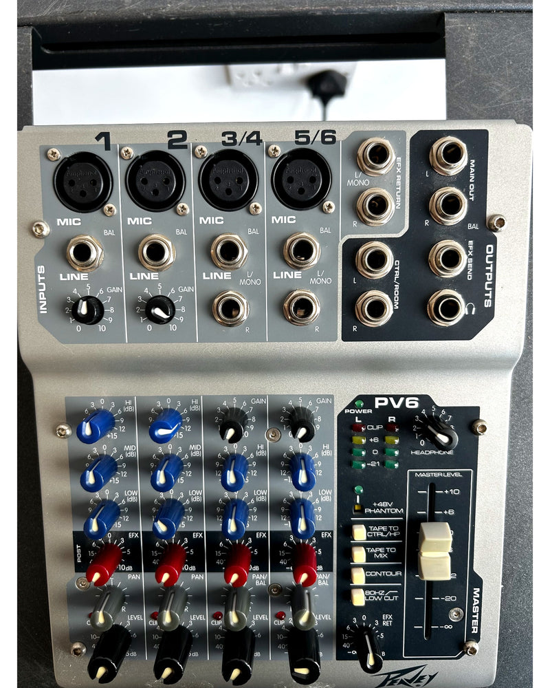 Peavey PV6 - Mixer - Excellent w/ Original Box - Image 10