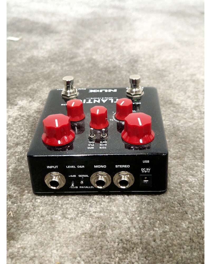Nux Atlantic Ndr 5 Effects Pedal - Dual Delay/Reverb - Excellent w/ Original Box - Image 2